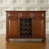 Dining * | Best Sellers Cambridge Sideboard Cabinet W/Wine Storage Cherry Crosley Kf42001Dch