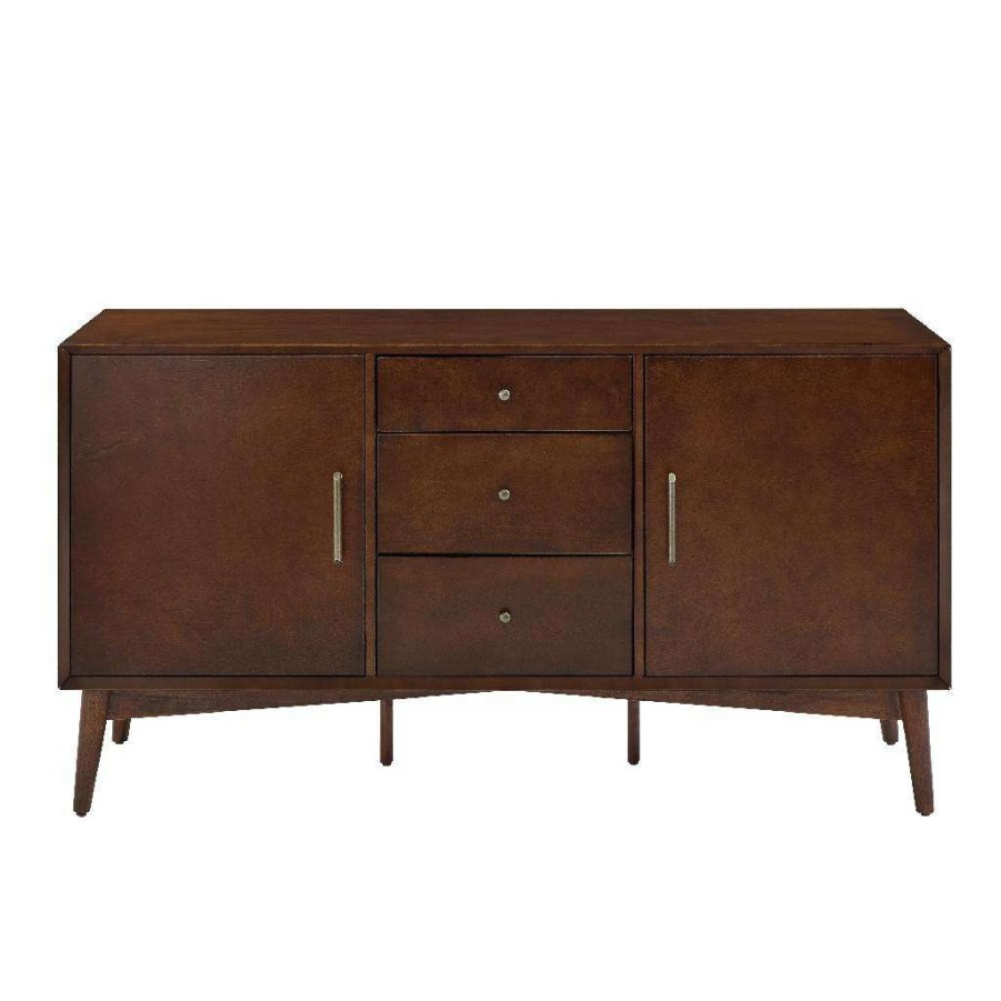 Dining * | Excellent Quality Landon Sideboard Mahogany Crosley Cf1107-Ma