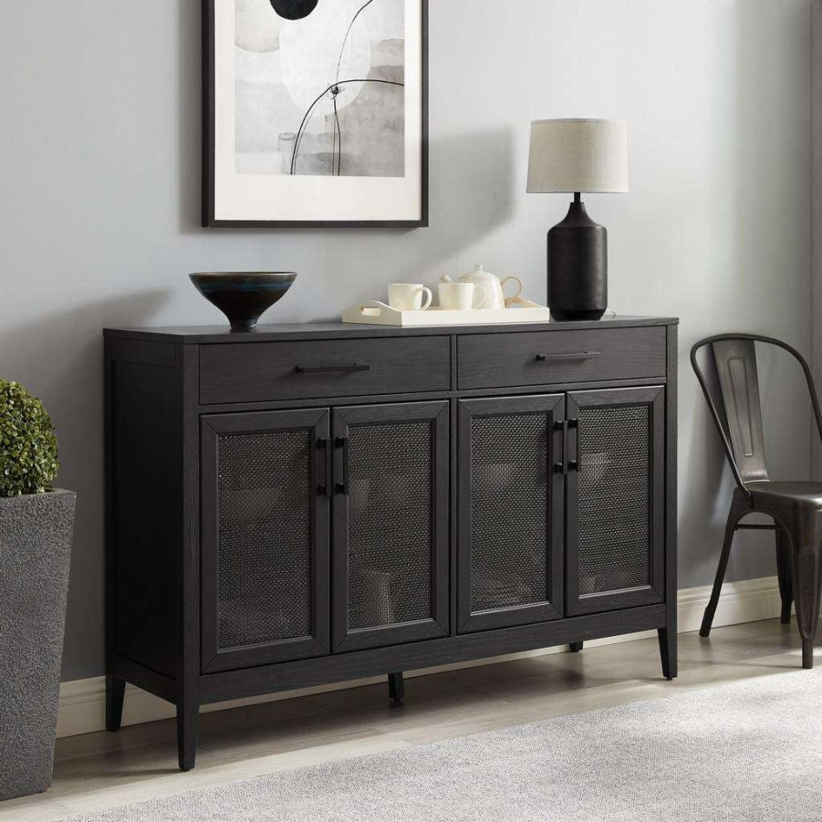 Dining * | Classical Milo Sideboard Crosley Cf4215-Bk