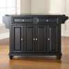 Carts & Islands * | High Quality Cambridge Granite Top Full Size Kitchen Island/Cart Black/Black Crosley Kf30004Dbk