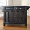 Carts & Islands * | Excellent Quality Cambridge Granite Top Full Size Kitchen Island/Cart Black/Gray Crosley Kf30003Dbk