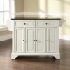 Carts & Islands * | Less Expensive Lafayette Granite Top Full Size Kitchen Island/Cart White/Black Crosley Kf30004Bwh