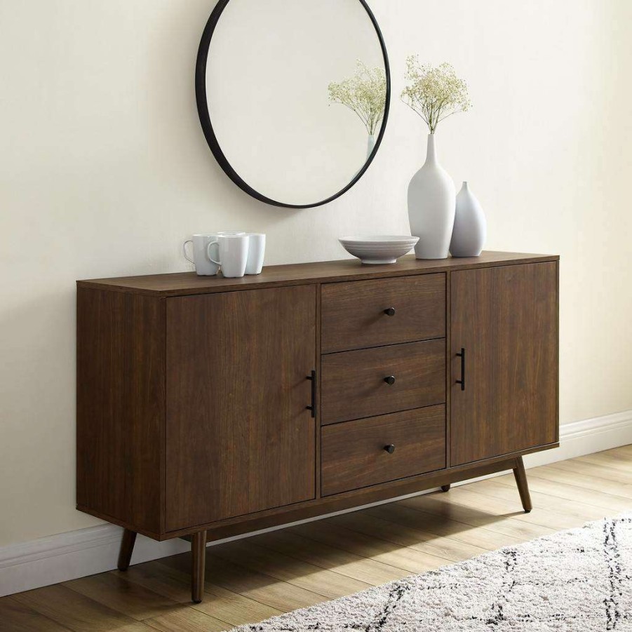 Dining * | Outlet Lucas Sideboard Brown Crosley Cf1119-Br