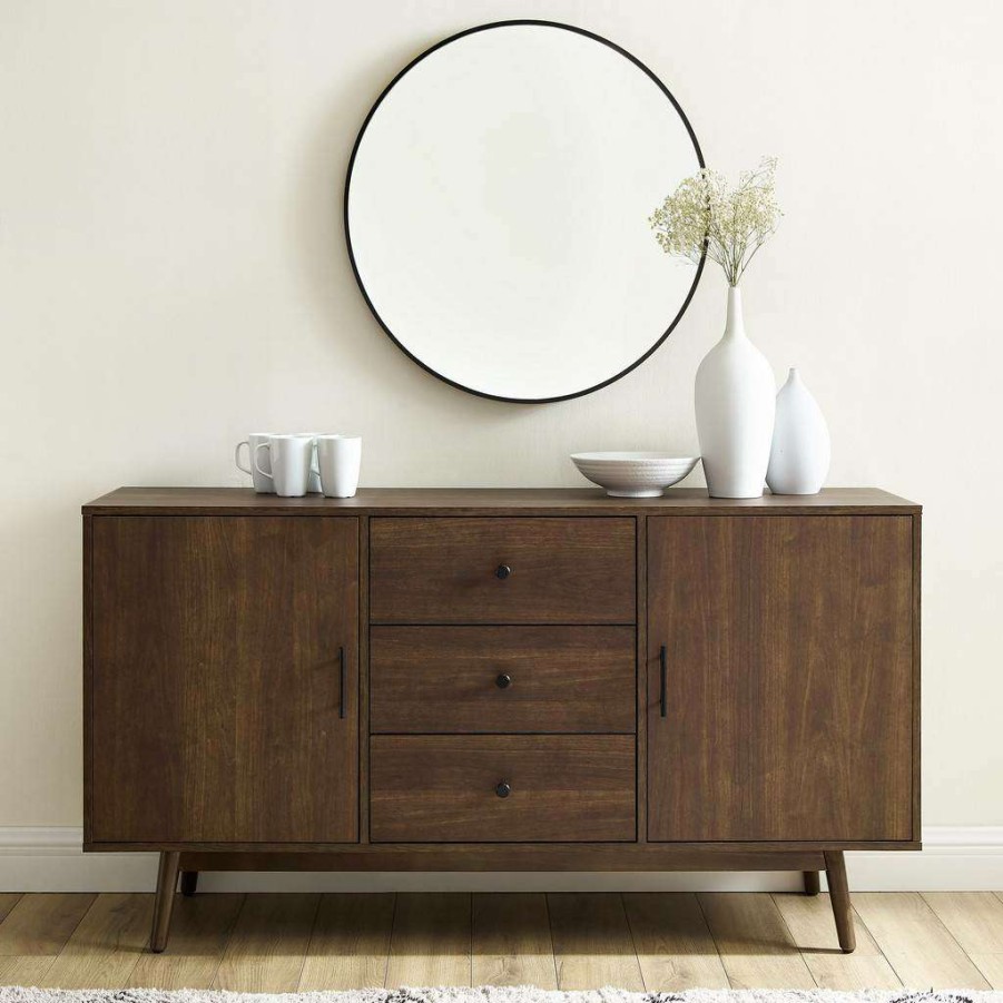 Dining * | Outlet Lucas Sideboard Brown Crosley Cf1119-Br