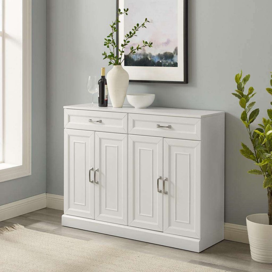 Dining * | New Stanton Sideboard White Crosley Cf4213-Wh